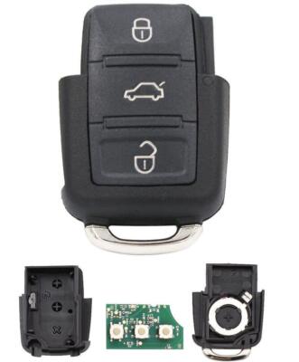 für VW SEAT SKODA 3 Tasten Schlüssel Gehäuse Techline 1K0959753G 433MHz VRK08