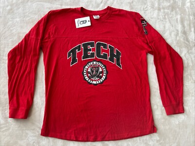 Pressbox Texas Tech Women s Edith Long-sleeve T-shirt Size L (B289)