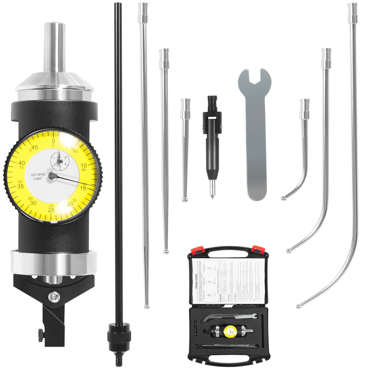 0-0.15 inch by .0005'' Graduations Coaxial Centering Co-Ax Indicator Dial.