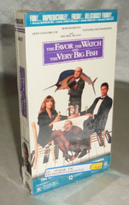 FACTORY SEALED The Favor The Watch & The Very Big Fish VHS Jeff Goldblum
