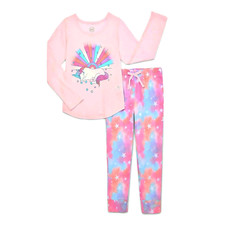 Wonder Nation Girls LS Unicorn Top with Jogger Pants, 2-Pce Pajama, Sz: 18, NWT
