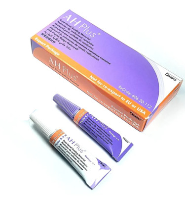 AH PLUS BASE FROM DENTSPLY CATALYST KIT OF 2 TUBES 4 ML RCS MATERIAL (FREE SHIP)