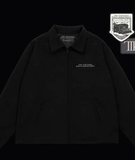 Taylor Swift Ttpd Tortured Poets Department Xl Black Jacket - With Patches