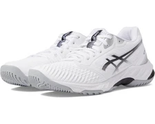 ASICS® Women's 9.5 B Netburner Ballistic FF 3 Volleyball Shoe in White/Black