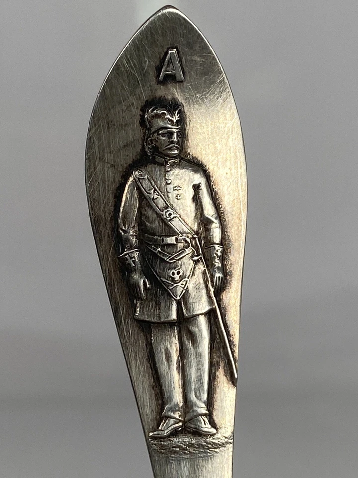 Antigua cuchara de plata esterlina Denver trienal trigésimo segundo cónclave 1913 Foto 4 de 4