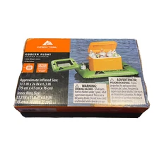 Ozark Trail Cooler Float Inflatable 2 Cup Holder Holds up to 28 Quart Cooler NEW