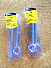 Ringschrauben M 8 x 80 mm mit Vollgewinde  4 Stück verzinkt in 2 Blister Neu