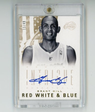 Grant Hill 2012-13 Panini Intrigue Red White & Blue Auto 11/49 HOF