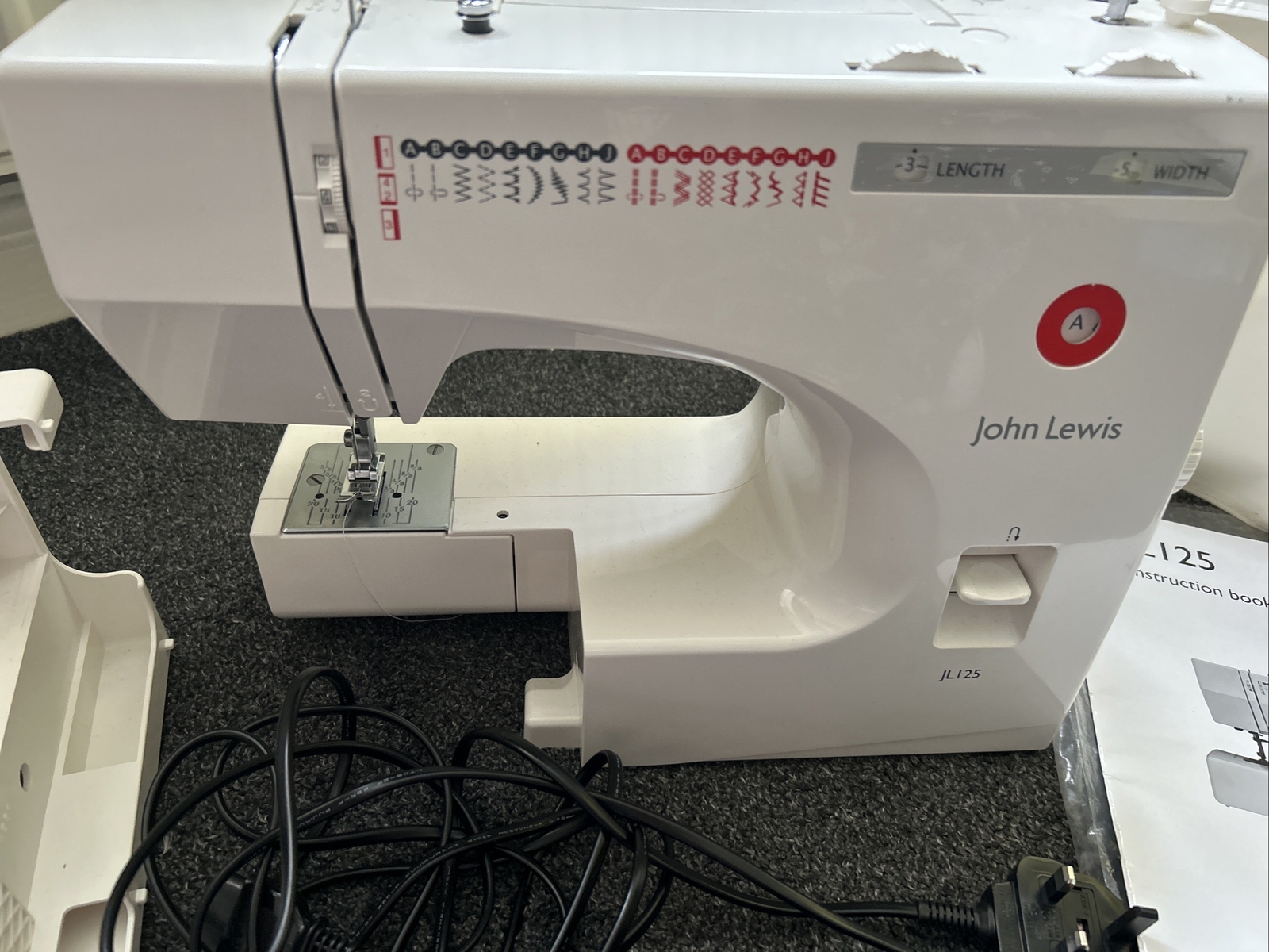 John Lewis Sewing machine Model JL125 TESTED AND WORKING eBay