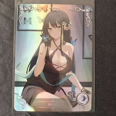M4A1 - Girls Frontline - Waifu Card  - Goddess Story TCG SR Super Rare