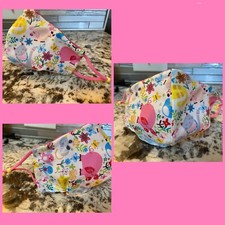 Face Mask Farm Animals Adult Breathable Comfy W/ Wire Across Hand Wash Adjust