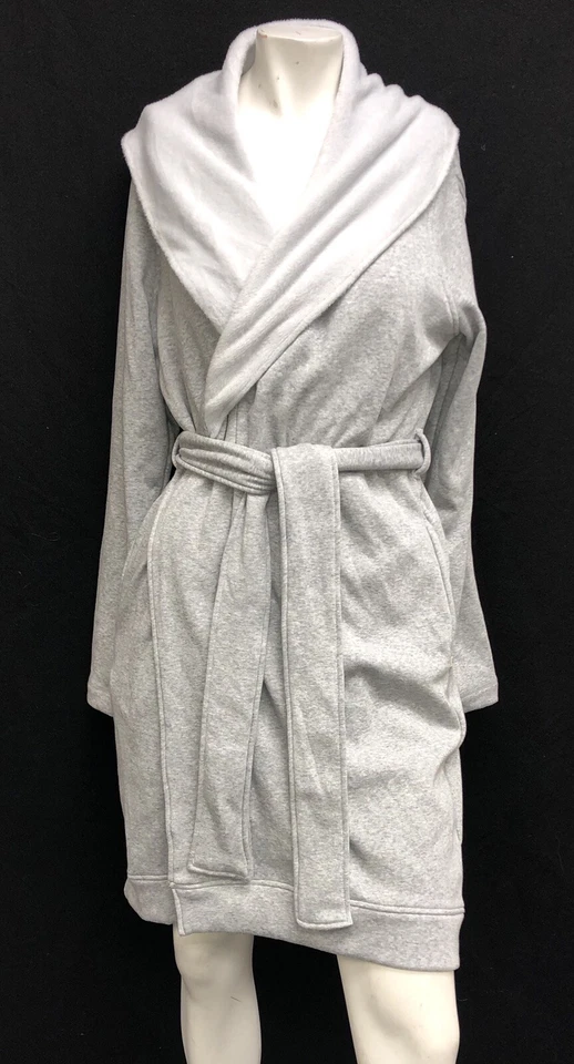 UGG Australia Bata Blanca Mantón Cuello Mujer Spa Sello Alto-Bajo Gris Jaspeado Foto 3 de 4