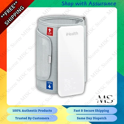 iHealth Neo Smart Arm Blood Pressure Monitor with Display – Wide Range Cuff NEW