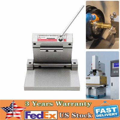 Permanent Magnetic Chuck Rectangular Magnetic Chuck Single Sine Plate 5.9*5.9 In