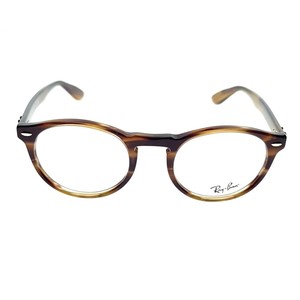 Ray-Ban Round Glasses RB 5283 Brown Stripe 5139 Vintage Mens Womens RX  Frame UK | eBay