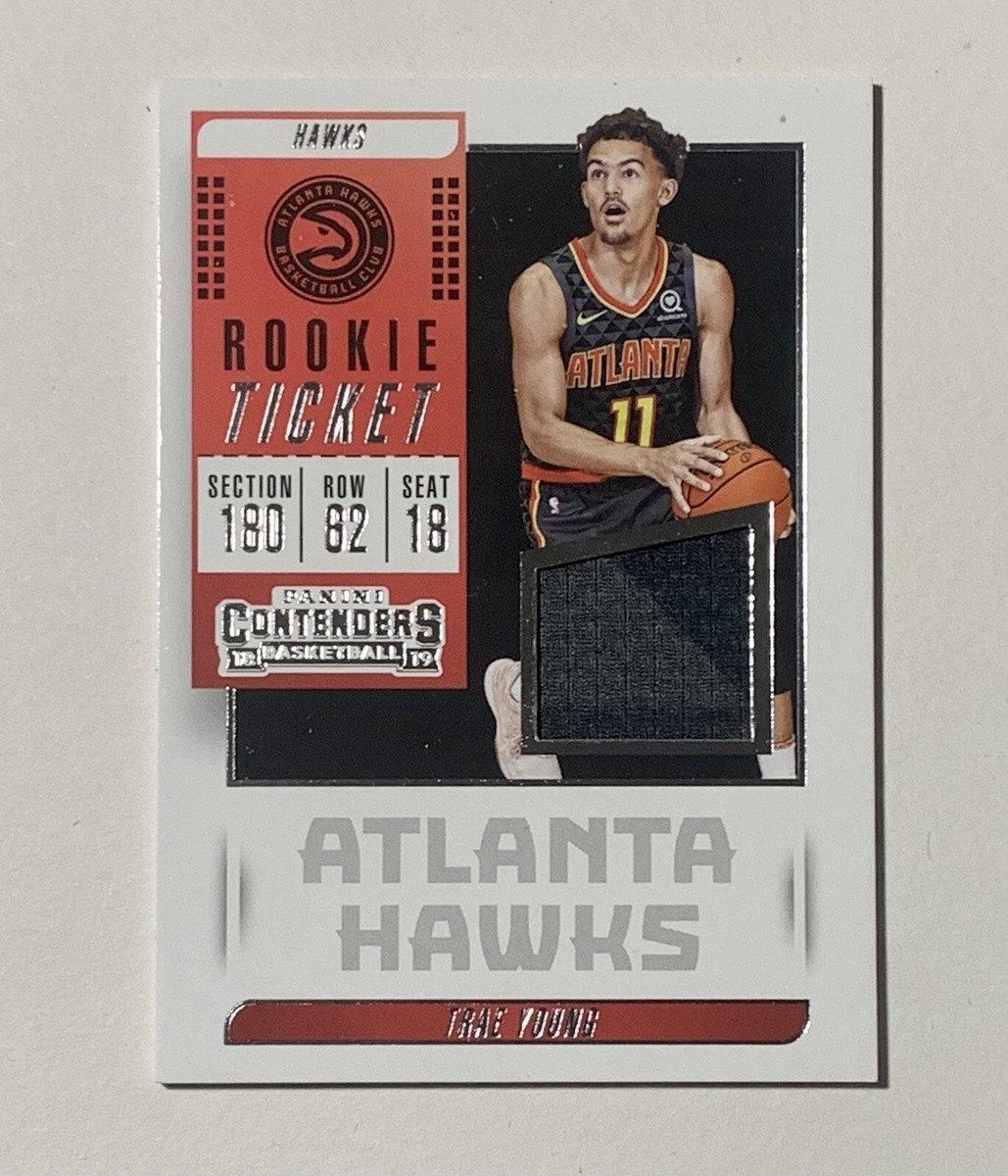 2018-19 Panini Contenders Trae Young Rookie Ticket Patch #RT-TYG