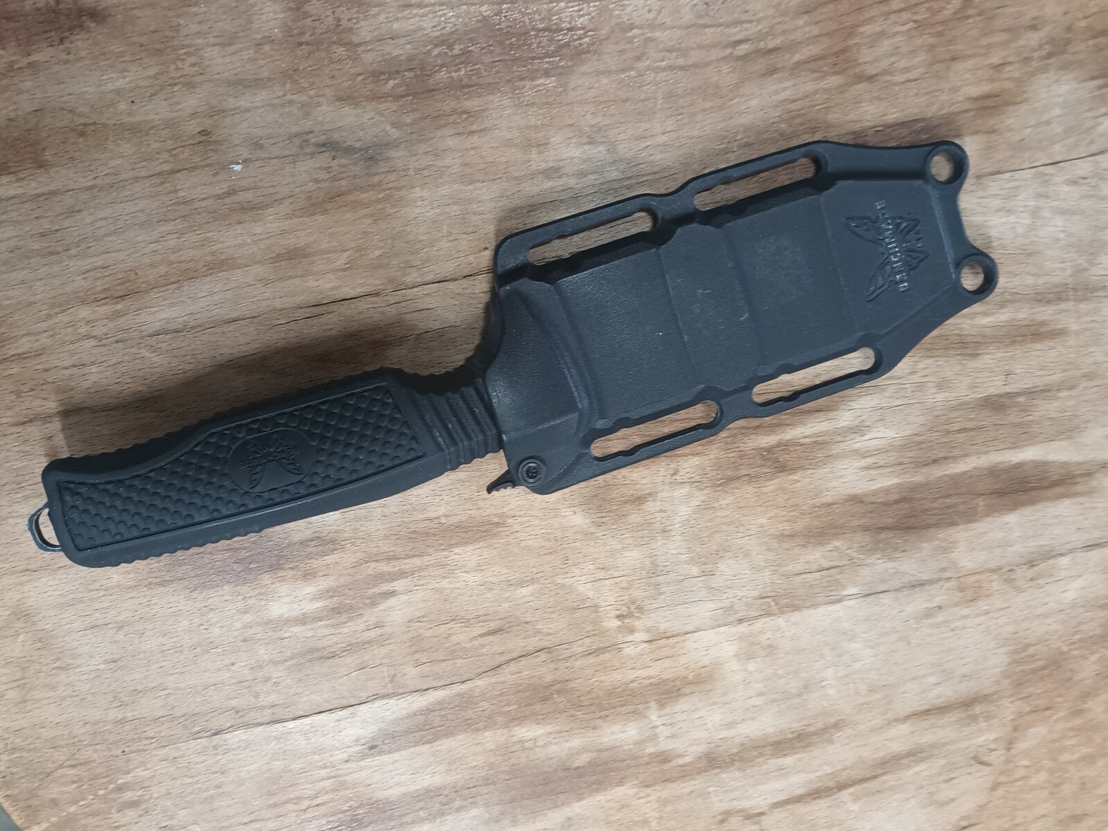 Benchmade 112SBKBLK H20 Fixed Dive N680 Serrated Blade Knife eBay