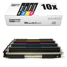 10x Toner f�r HPEcolor LaserJet Pro MFP M 176 177 fw n, CF350A-53A 130A CMYK