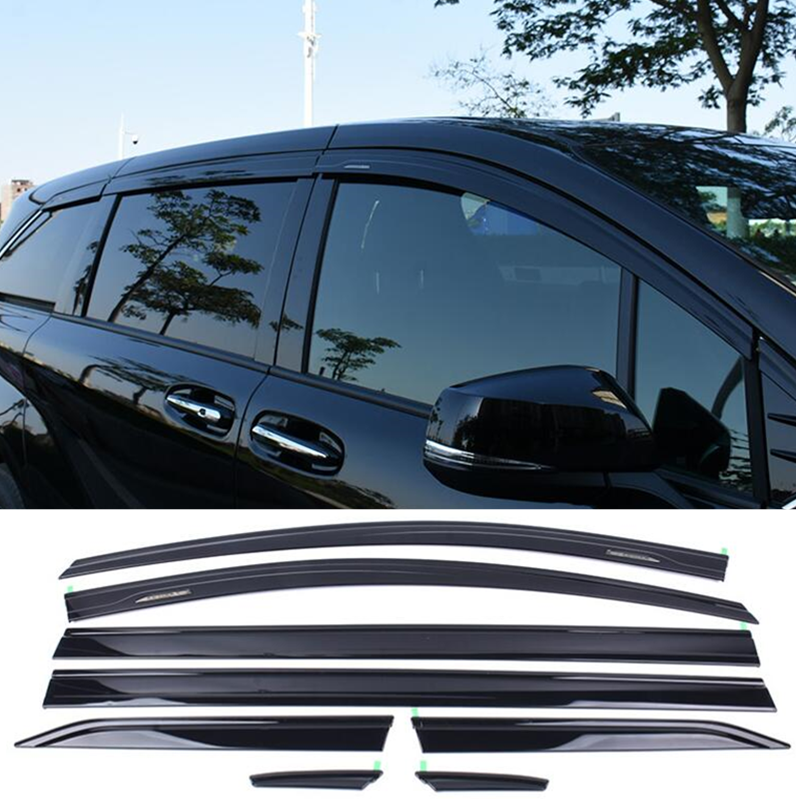 8x Fit For 20212023 Toyota Sienna Window Visor Vent Shades Sun Rain