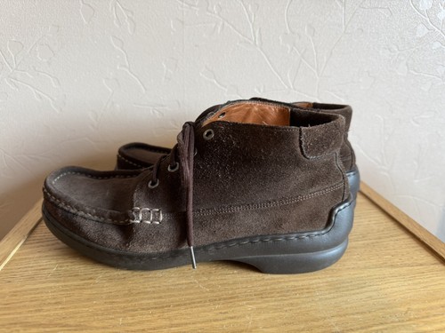 Bally Mocassino Stile Wallabee Scamosciato Marrone Scuro - Taglia 6 - Ottime Condizioni (O1) - Foto 10 di 16