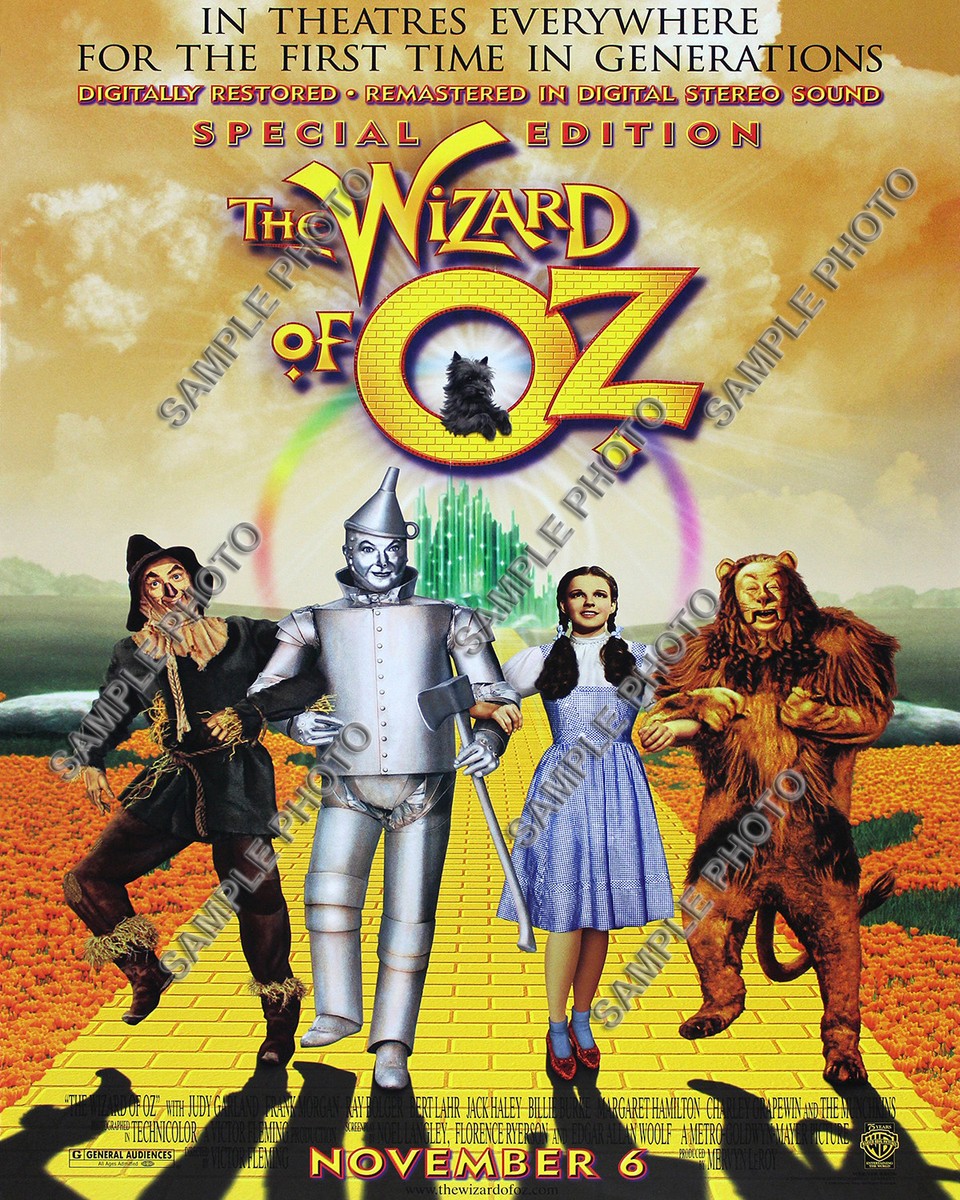 THE WIZARD OF OZ MOVIE POSTER SHOWING NOV 6TH (SPECIAL EDITION