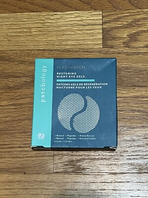 Patchology FlashPatch Restoring Night Eye Gels 5 Pack NIB