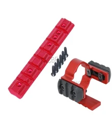 Red Ruger 1022 Tri Barrel Band with 2Ml0k & Scope Base Mount Combo Kits