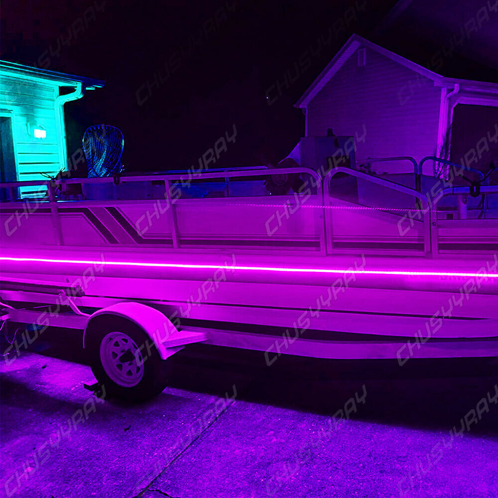 LED Black Light Night Fishing LED Strip UV Ultraviolet Boat Bass