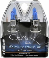 Hella H71071242 Optilux Xb Series H1 Xenon White Halogen Bulbs 12v 55w 2 Pack