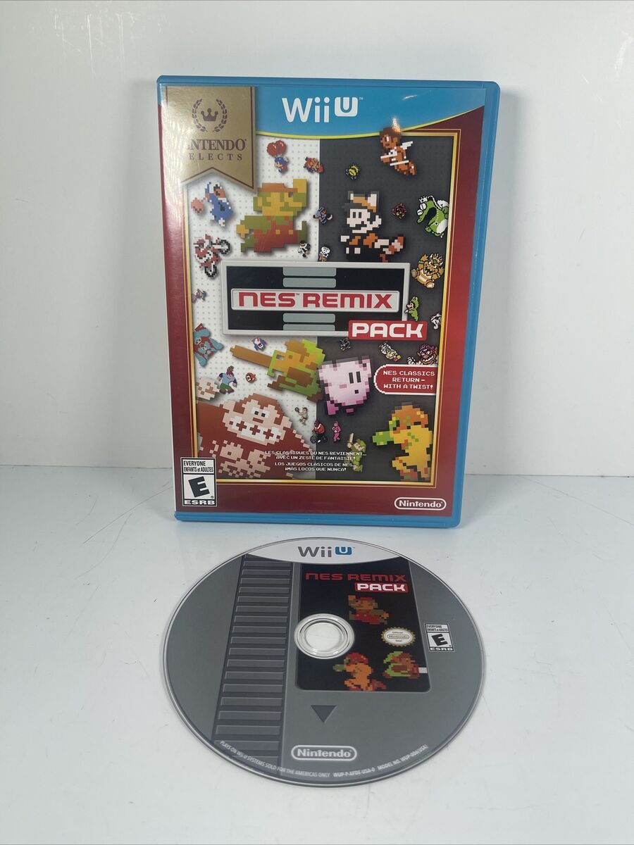 NES Remix Pack (Nintendo Wii U, 2014) Game Nintendo Selects Complete In Box  CIB