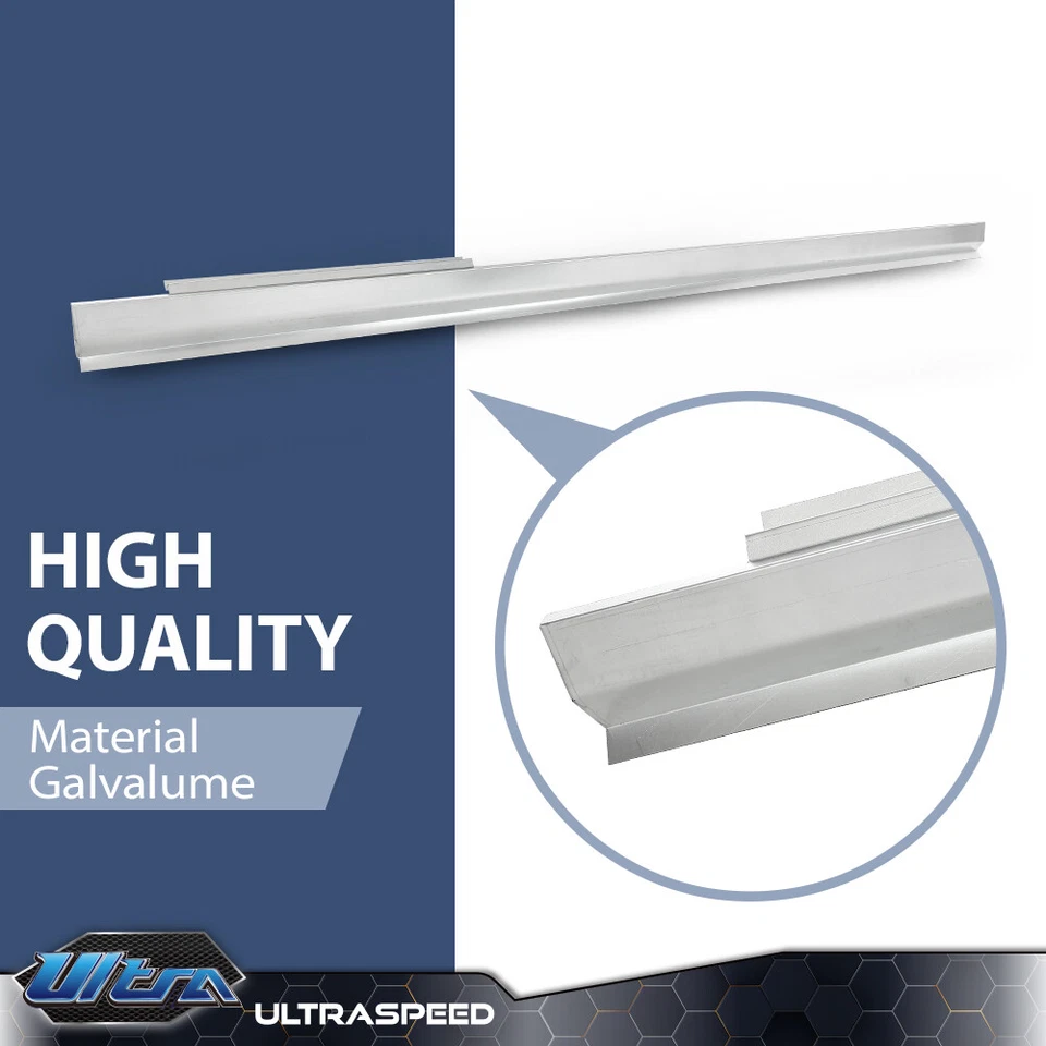 Fit For 1992-2016 Ford E150 E250 Econoline Van Slip-on Rocker Panel Left & Right - Image 4 of 4