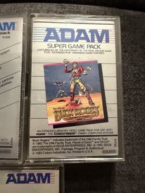 Coleco Adam Cassette Lot Of 5 Buck Rogers Smart Basic Expertype Colecovision