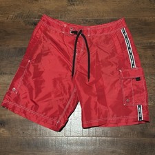 Pelagic Men's Red Blackfin Stretch 11.5" Cargo Boardshorts Size 36