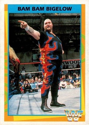 1995 WWF Merlin - Bam Bam Bigelow #111 - hasbro ljn titan sports wcw