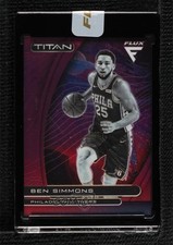 2020-21 Panini Flux Titan Purple Prizm 7/25 Ben Simmons #17 8o1
