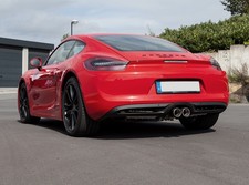 Capristo Sportauspuff Porsche Boxster u. Cayman+GTS+GT4 981 2x rund aus Carbon Capristo Sportauspuff Porsche Boxster u. Cayman+GTS+GT4 981 2x rund aus Carbon