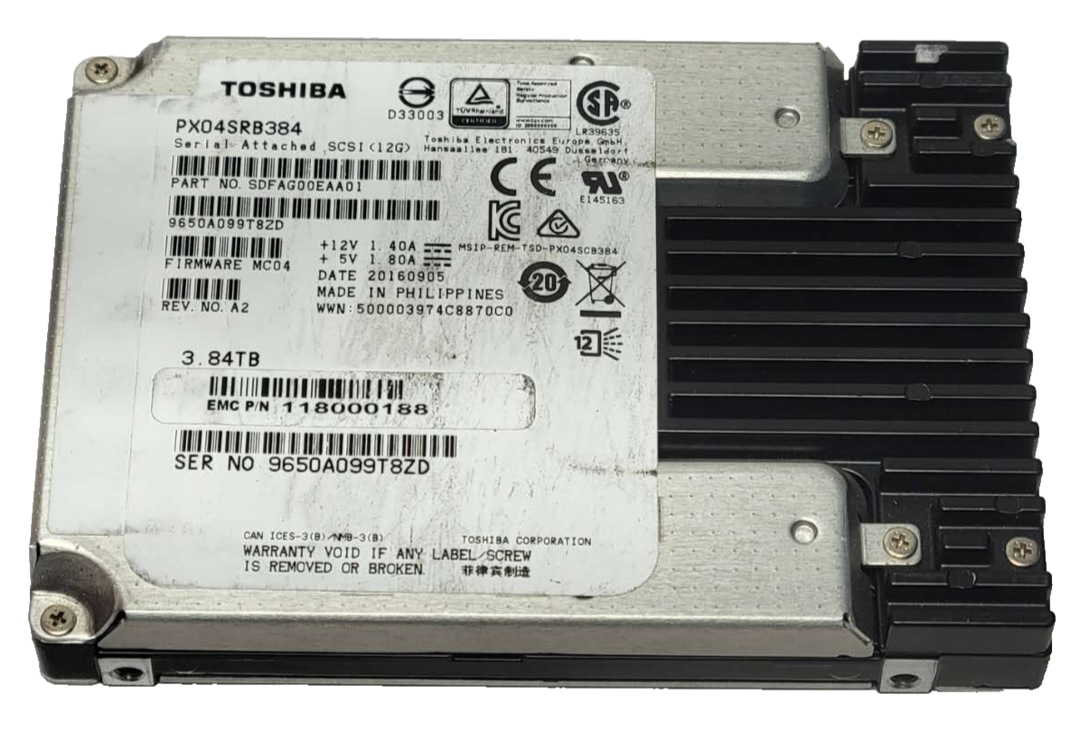 Toshiba 3.84TB 2.5