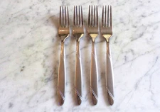 Oneida 18/10 Risotto Stainless Steel 7 7/8 inch Set of 4 Dinner Forks