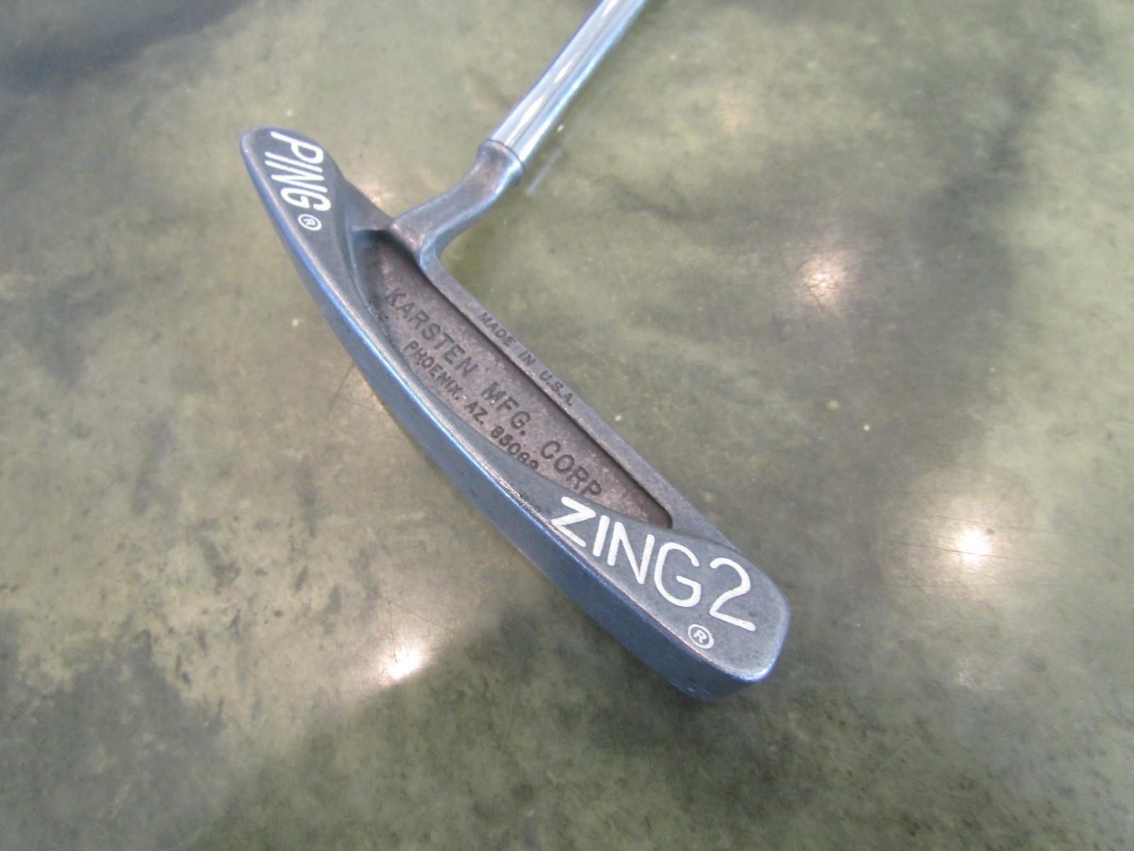 Vintage Ping Zing 2 Kartsten Right Handed 36" Golf Club Putter Original Grip