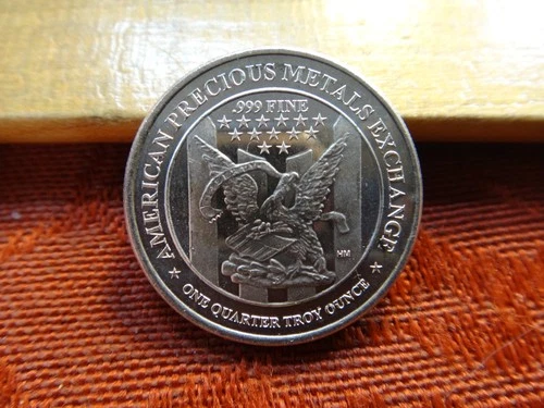 APMEX One Quarter 1/4 Oz .999 Silver Bullion Round - No Reserve