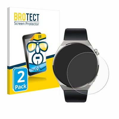 2x Huawei Watch GT 3 Pro Titanium (46mm) Displayschutzfolie Transparent