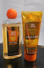 Pineapple Sunset Scented Body Wash Body Lotion Set Of 2