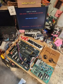 MORTAL KOMBAT 1 PCB JAMMA ARCADE BOARD TURBO NINJA 3.1 REV SET WORKING! MIDWAY