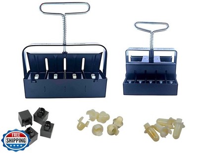Ladbrooke Authentic Soil Block Maker 5-Pc. Essentials Nesting System Includes...