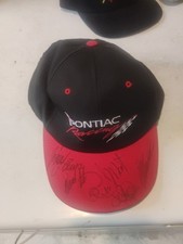 Pontiac Racing 90s Vintage Hat Nascar Racing Car Automobile Signed