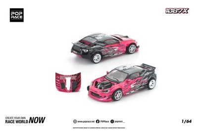 (Pre-order) POP RACE 1/64 1087x GT86 Team Diecast Mdoel Car