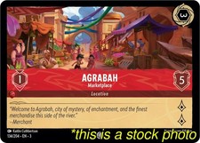 Lorcana TCG Agrabah - Marketplace Into the Inklands 134/204 Near Mint