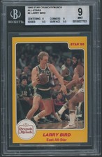 1985 Star Crunch 'n Munch #2 Larry Bird BGS 9 MINT