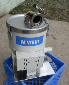 Matsui Plastic Injection Molding Machine Hopper 1-1/2" Inlet, 8" x 11 Deep Used