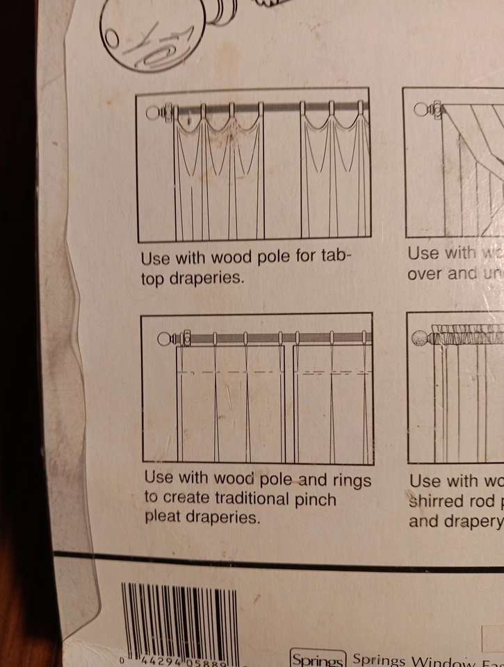Lote de 2 Muelles Moda Ventana Blanco Redondo Madera Poste Extremos 3-5405-1 Foto 4 de 4
